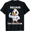Fashion Release The Quackin Duck Gym Weightlifting Bodybuilder T-Shirt Graphic T Shirts Men Clothing Streetwear Camisetas