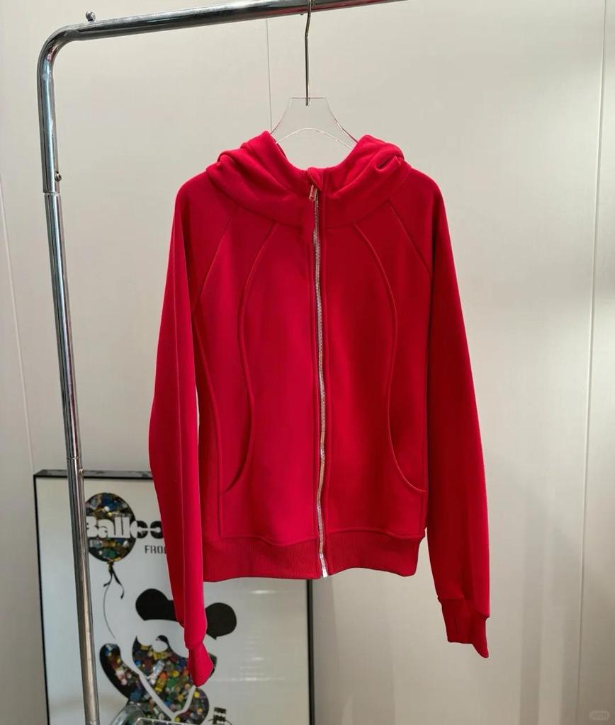 Dámská fleecová mikina s kapucí na zip Lulu Slimming