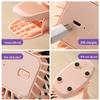 Compact USB-Powered Silent Desk Fan with Three Speeds and Clip Option for Students and Offices