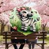 1PC Zebra Butterfly Umbrella-8-Rib Reinforced Portable Folding Travel Suitable for All Seasons Outdoor Daily Use-H0382