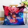 J-Jujutsu Kaisen Cushion Cover Washable Linen Pillowcase Soft For Sofa Bed Cozy Home Room Decor