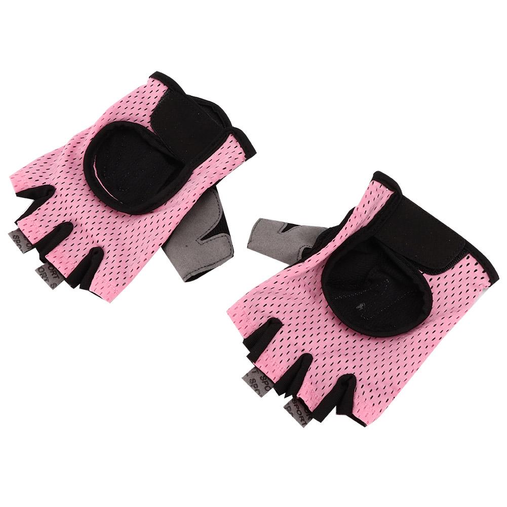 

Fitness Breathable Elastic Gloves Cycling Sports Training Non Slip Half Finger Gloves(S )