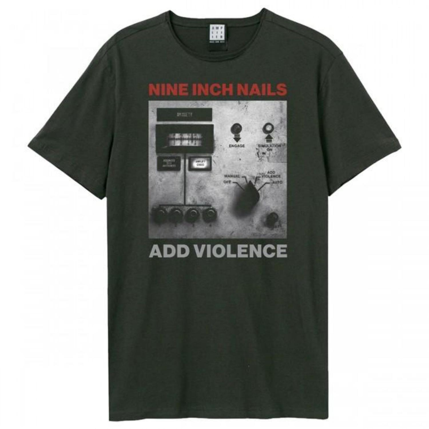 Amplified Unisex Adult Add Violence NIN T-Shirt S разноцветный
