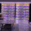 Christmas Lights LED Fairy String Curtain Lights 8 Mode Remote USB Festoon Christmas Decor For Home Holiday New Year Lamp