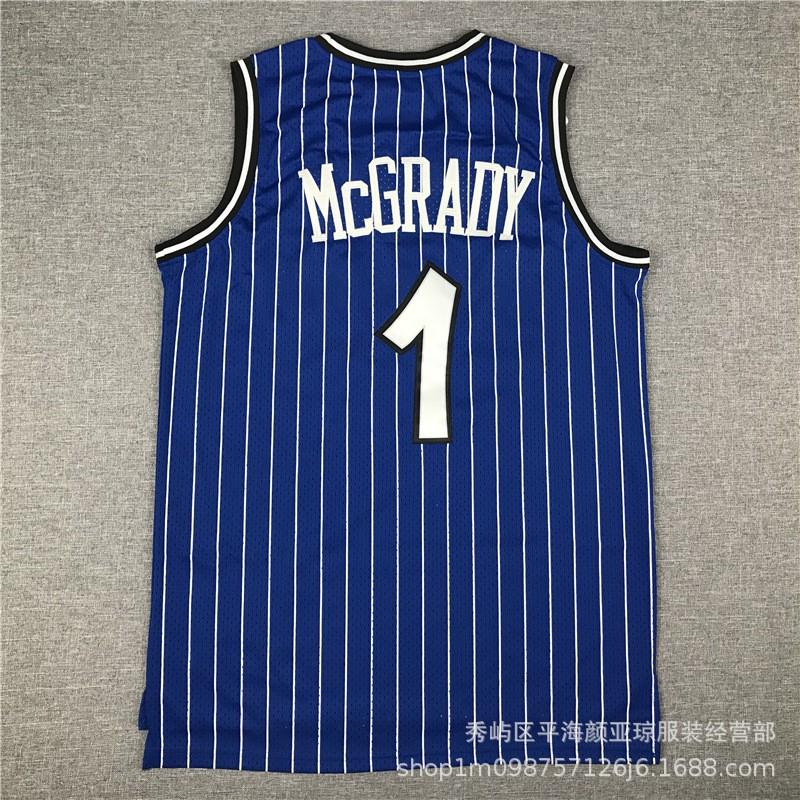 Embroidered Basketball Jersey Orlando Magic T-Mac 1 Penny Hardaway 32 Shaq ONeal Fan Wear