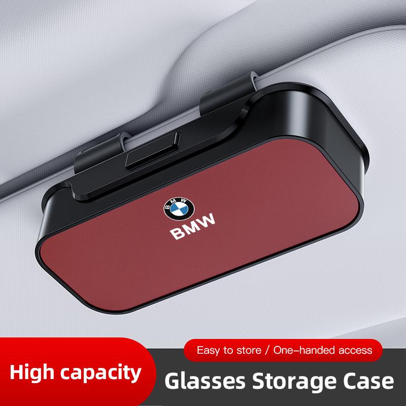 CAR STORAGE CASE FOR SUNGLASSES STORAGE BOX Valve Cap For BMW X1 X2 X3 X5 X4 X6 X7 iX3 F20 F10 F07 E70 E46 E90 E92 E60 E39 FLUTW1