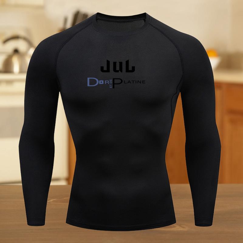 

Running Men Compression Shirt Graphic Sports Summer Quick Drying Gym T-shirt Fitness Sweatshirt Elastic Top T-shirt Fit Workout S