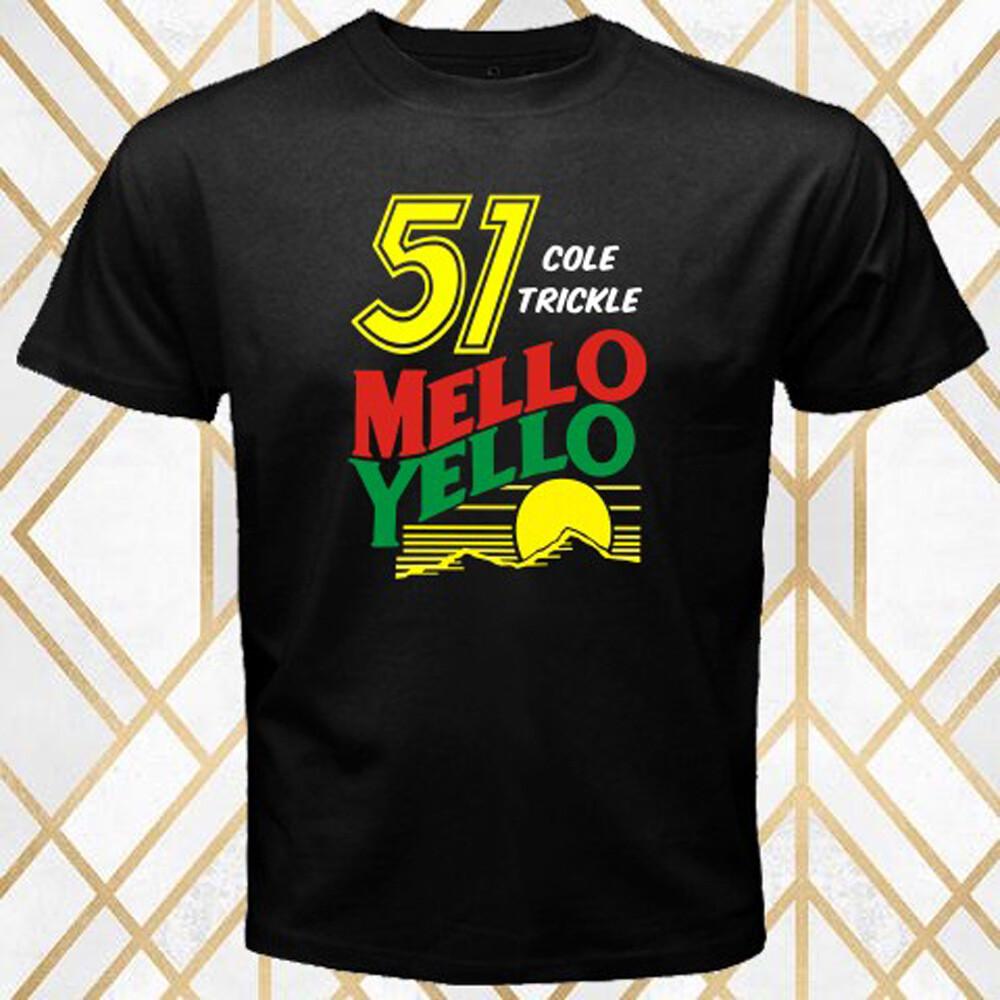 Cole Trickle 51 Mello Yello Sports Men s Black T-Shirt Size S 5XL M