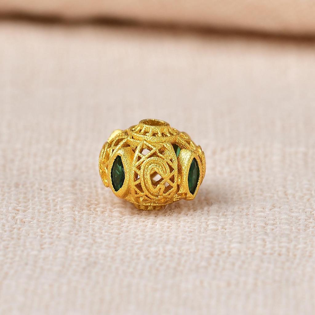 Vintage Gold Spacer Beads for DIY Bracelets & Necklaces – High-Grade Crystal Accessories with Strong Color Protection