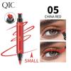 QIC Seal Color Eyeliner Pen Tail Wing Double -headed Seal Eyeliner