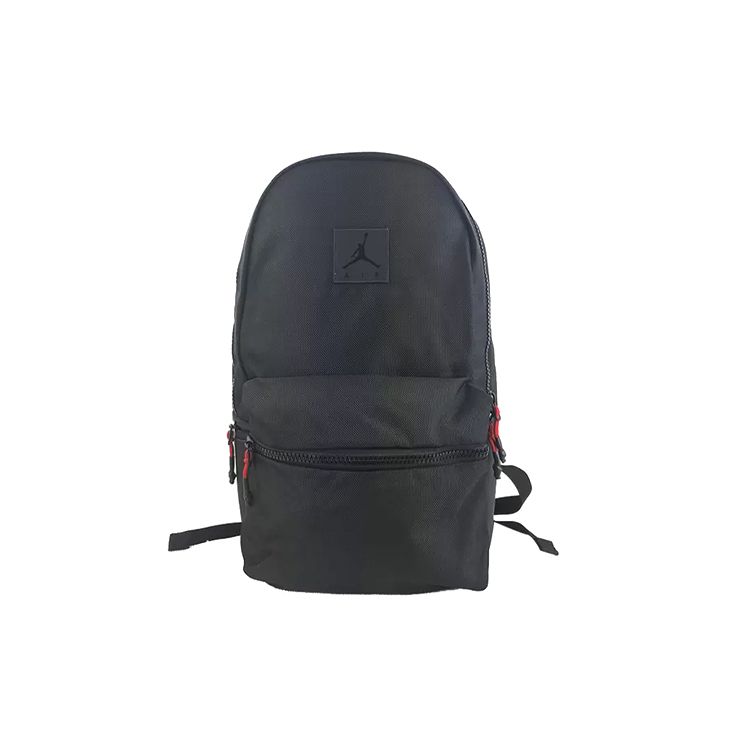 Jordan Air Large Capacity Casual Zipper Backpack Unisex Backpack Black 9A0380-023 Black