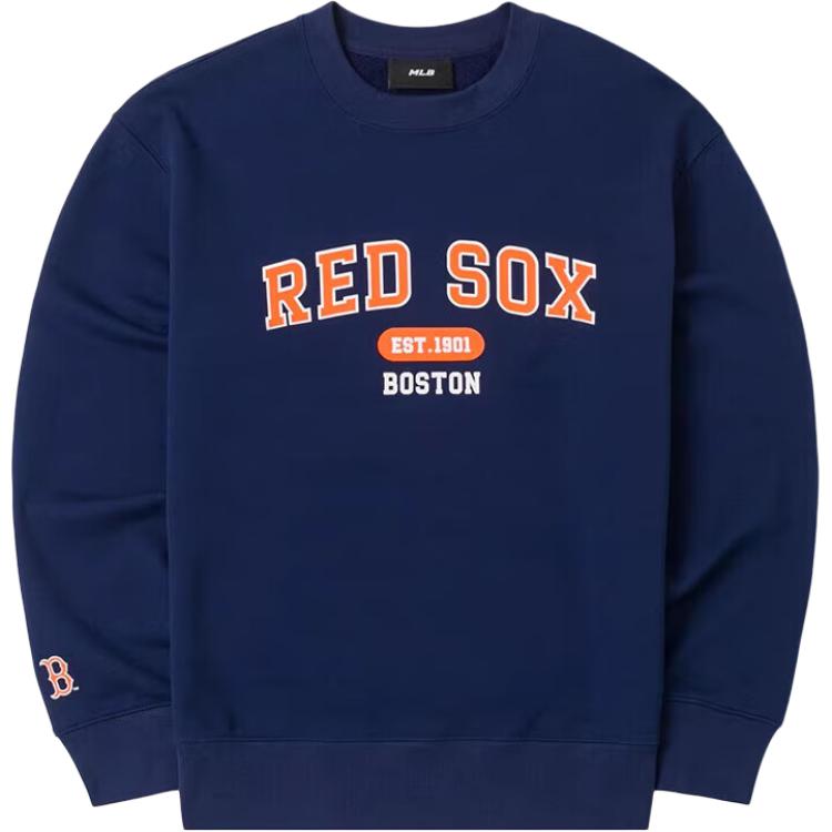 MLB Boston Red Sox Sweatshirt Unisex Marine Blue 3AMTV9244-43NYS S