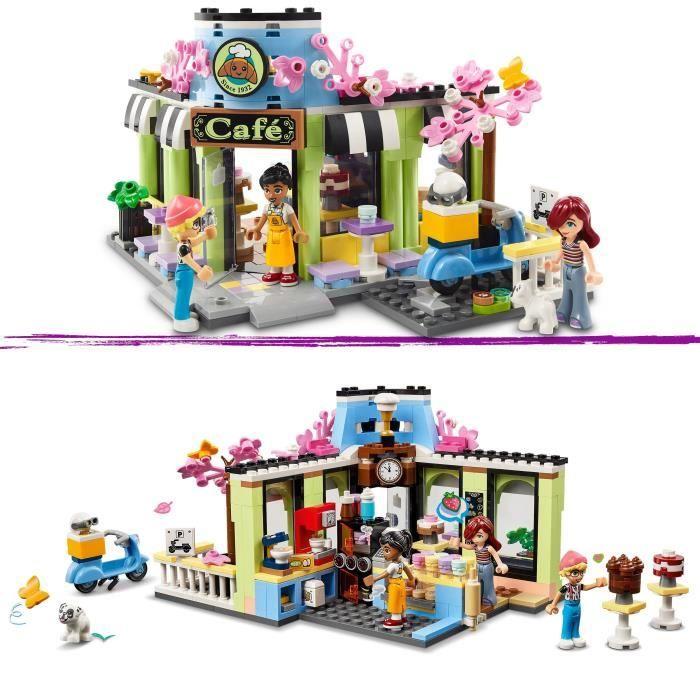 Lego® friends 42618 le café de heartlake city - accessoires cuisine enfant, sociabilité