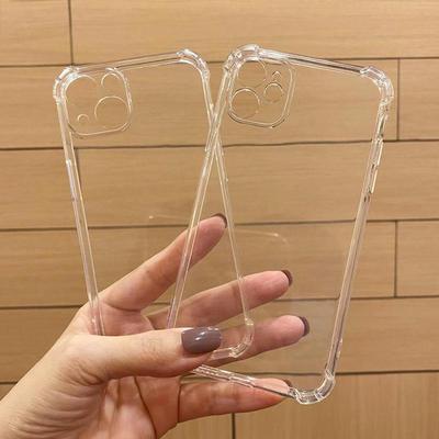TPU Klare Handyhülle für Vivo Y78 5G Y55 Y76 Y73 4G Y72 Y55 Y53s Y52 Y51 Y50 Y36 Y35 Y33T Y33s Y31 Y30 Hülle Transparent Weiche Schale Airbag Anti-Fall