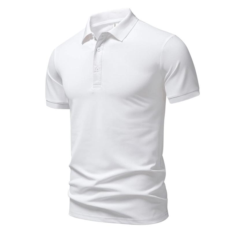 Essential Short-sleeve Polo Shirt, Versatile Casual Top for Daily Wear