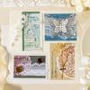 Ketchup Girl Retro Journal Paper Lace Set: 4 Styles, 16 Sheets, Scenery Design