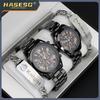 Couple's Waterproof Quartz Wristwatch Set for Men and Women