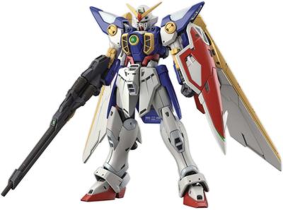 BANDAI SPIRITS RG New Mobile Report Gundam Wing Wing Gundam Skala 1/144 Wstępnie Kolorowany Plastikowy Model do Składania 2558575