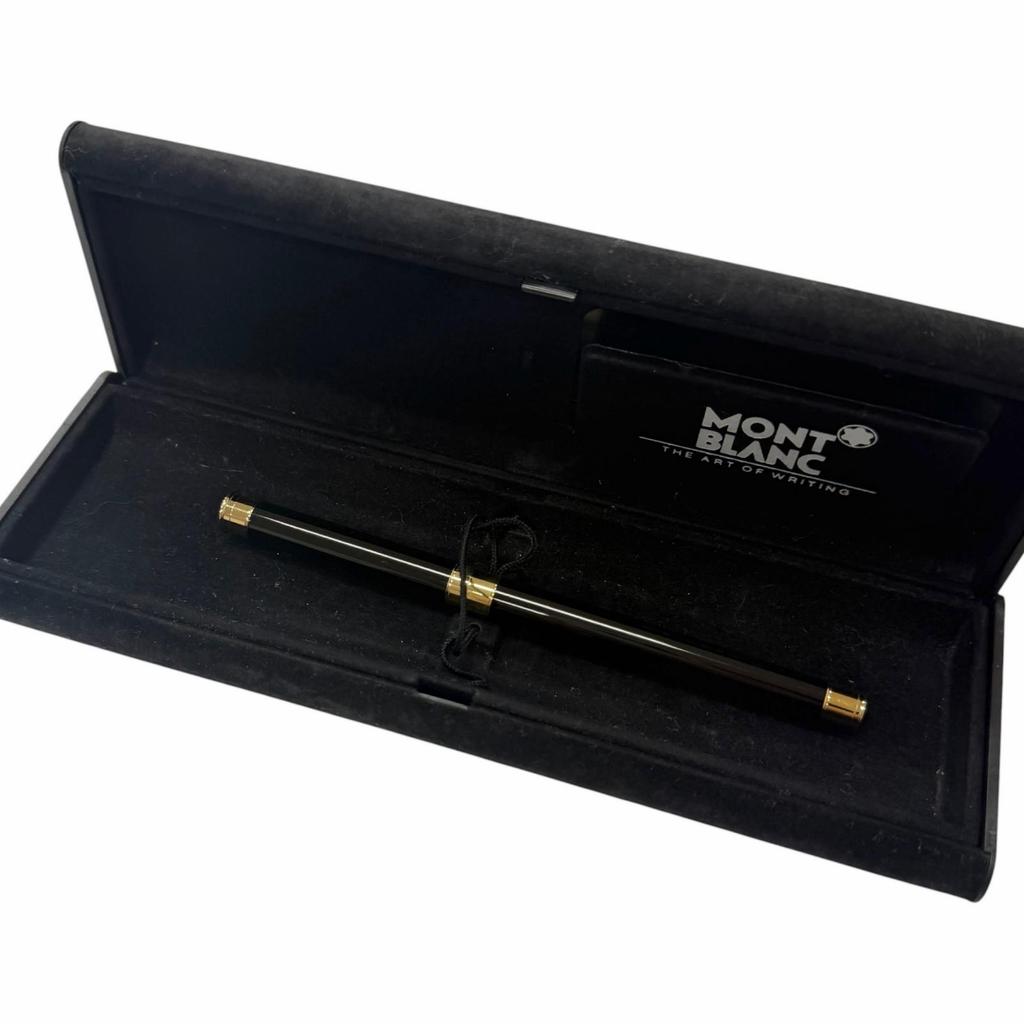 Excellent MONTBLANC fountain pen Noblesse Cap type black 18K mens Used
