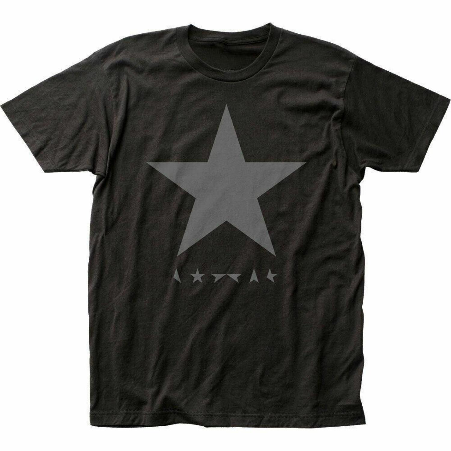 

Мужская лицензионная футболка David Bowie Blackstar, футболка с рок-н-ролльной группой, музыкальная футболка, новая черная модная повседневная трендовая футболка Y2k в винтажном стиле, хлопковая S чёрный