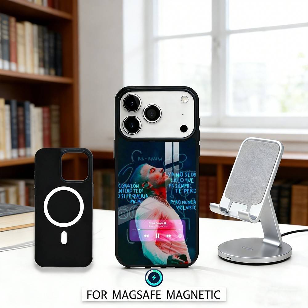 S-Saiko Sakura Singer Phone Case Magnetic For iPhone17 16 15 14 13 12 Pro Max For Magsafe Wireless Charging Cover