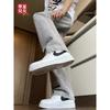 American Washed Denim Jeans Men'S Autumn New Loose Straight Leg Mop Pants High Street Wide Leg Casual Denim Pants