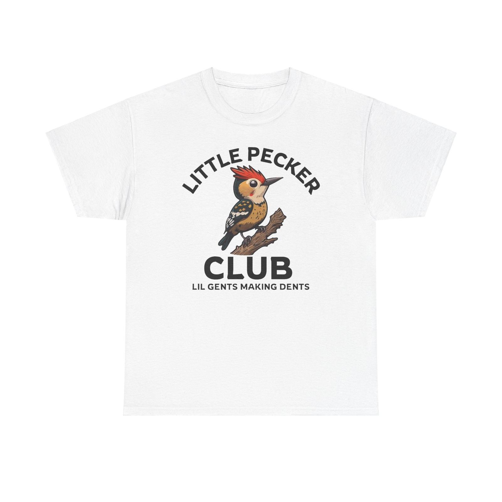 Rude Offensive Innuendo Tshirt Tops Tee, Funny Adult Humor T-Shirt Mens Womens Tees Top, Little Pecker Club M