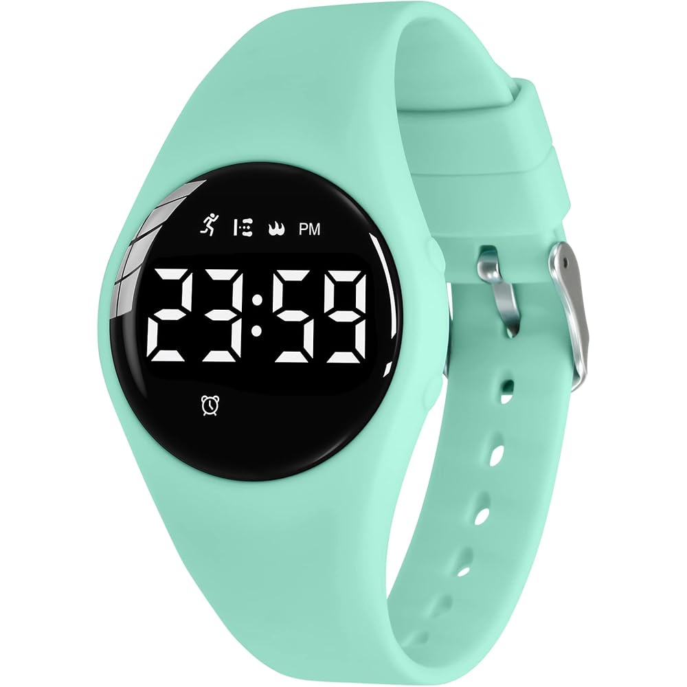ShunkanSai Kids Digital Sports Watch with Pedometer, Waterproof, Rechargeable, Multi-Function Activity Tracker