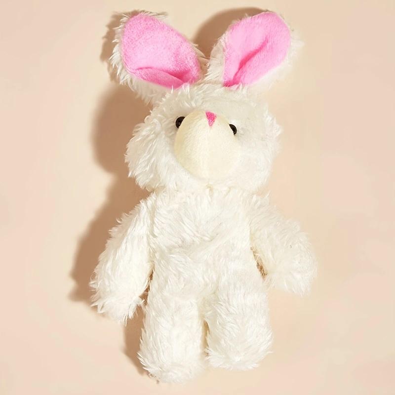 

Simulation Rabbit Shape Plush Toy, For Pets Grinding Teeth Cleaning Interactive Play pet supplies teeth cleaning dog chew toy белый