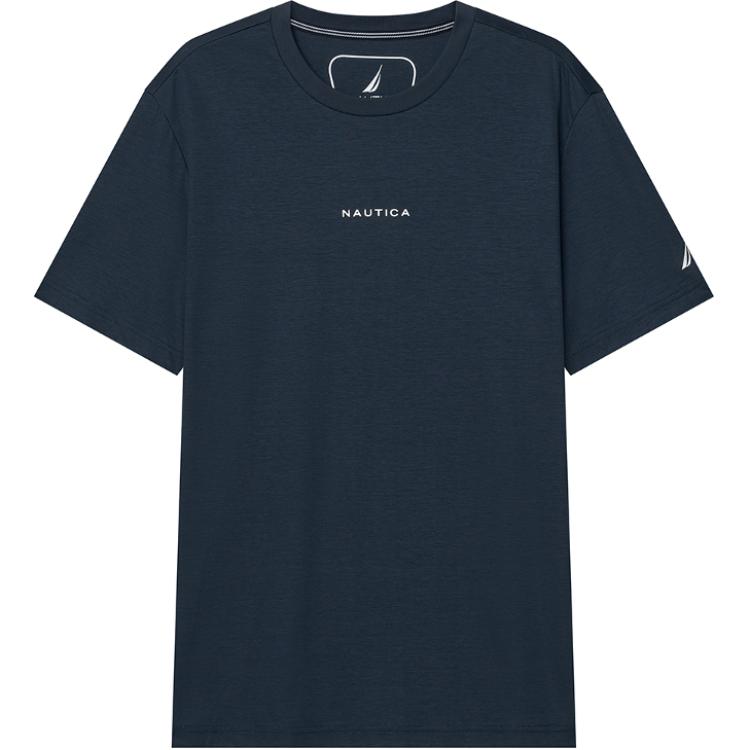 NAUTICA T-Shirts Men's Crew Neck Moderate Straight Fit TC4216