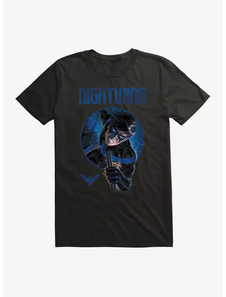 Comics Nightwing Fight Black TShirt S