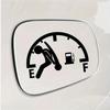 Car Reflective Fuel Tank Cap Sticker Novelty Design Fade Resistant Easy Install Exterior Decor for Trucks  SUVs