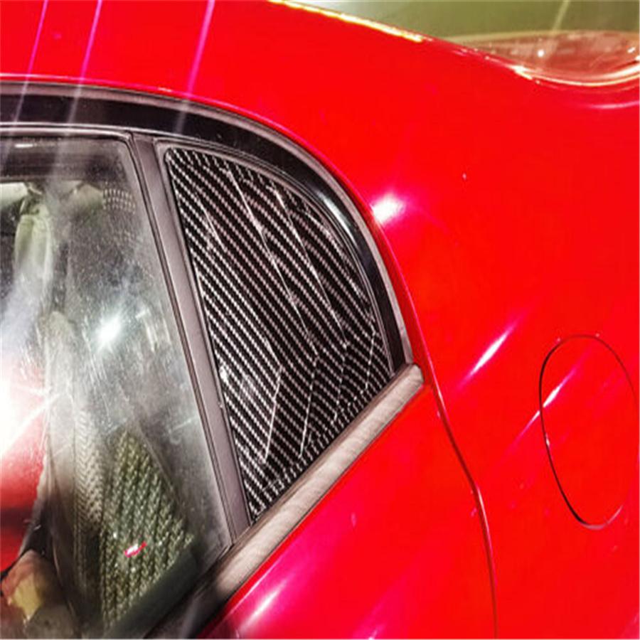 Osłona żaluzji bocznej szyby samochodu z włókna węglowego dla HONDA Civic 2006-2011