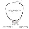 Heart Pendant Necklace Titanium Steel Women Layering Chain Light Luxury Elegant Jewelry Gift for Her