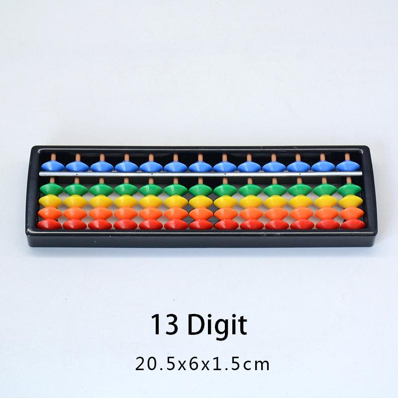 7/9/1113/15/17 Column Plastic Abacus Soroban Calculating Tool Montessori Math Toy For Kids Arithmetic Mental Arithmetic Learn