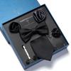 8-Piece Men's High-Grade Tie Set with Gift Box for Weddings and Formal Events