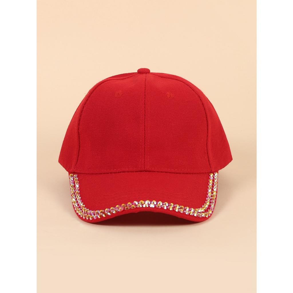 Kapelusz Damski Kapelusz z Kaczym Językiem Letnia Moda Wszechstronny Kapelusz Przeciwsłoneczny Edycja Koreańska Diamentowa Rozgwiazda Wiosenny Casualowy Modny Kapelusz Baseballowy