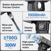 2026 New HFX-05 Powerful Turbo Fan, 700g Shock Pressure Brushless Motor, Portable Vacuum Cleaner, Cordless Compressed Air Dust Collector