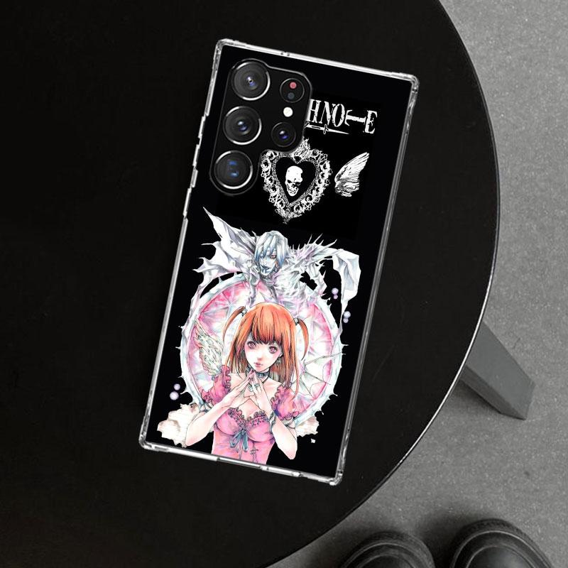N-Note D-Death MisaMisa Phone Case Cover for Samsung Galaxy S26 S25 Edge S24 S23 Ultra S22 Plus S21 FE S20 + Art Customized Fund