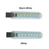 USB Taschen Mini Nachtlicht 8 LED Birne Tragbares Augenschutz Lichtbrett Beleuchtungs-Gadget