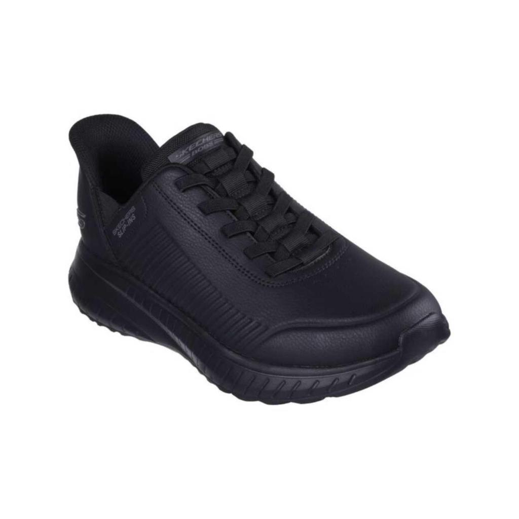 Skechers Bobs Sport Squad Chaos Fashion Comfortable Trendy Minimalist Low Top Casual Shoes Men sneaker Black 118305-BBK