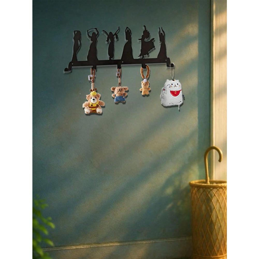 Metal Wall Hook, Ballet Dancer Key Holder, Rustproof Coat Rack for Bathroom, Entryway, Towel Hanger, Umbrella Stand, Unique Home Decor Gift