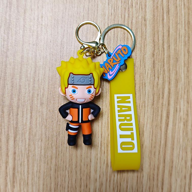 Naruto Character Keychain: Naruto, Hinata, Kakashi, Sasuke, Jiraiya Pendant Doll Keyring