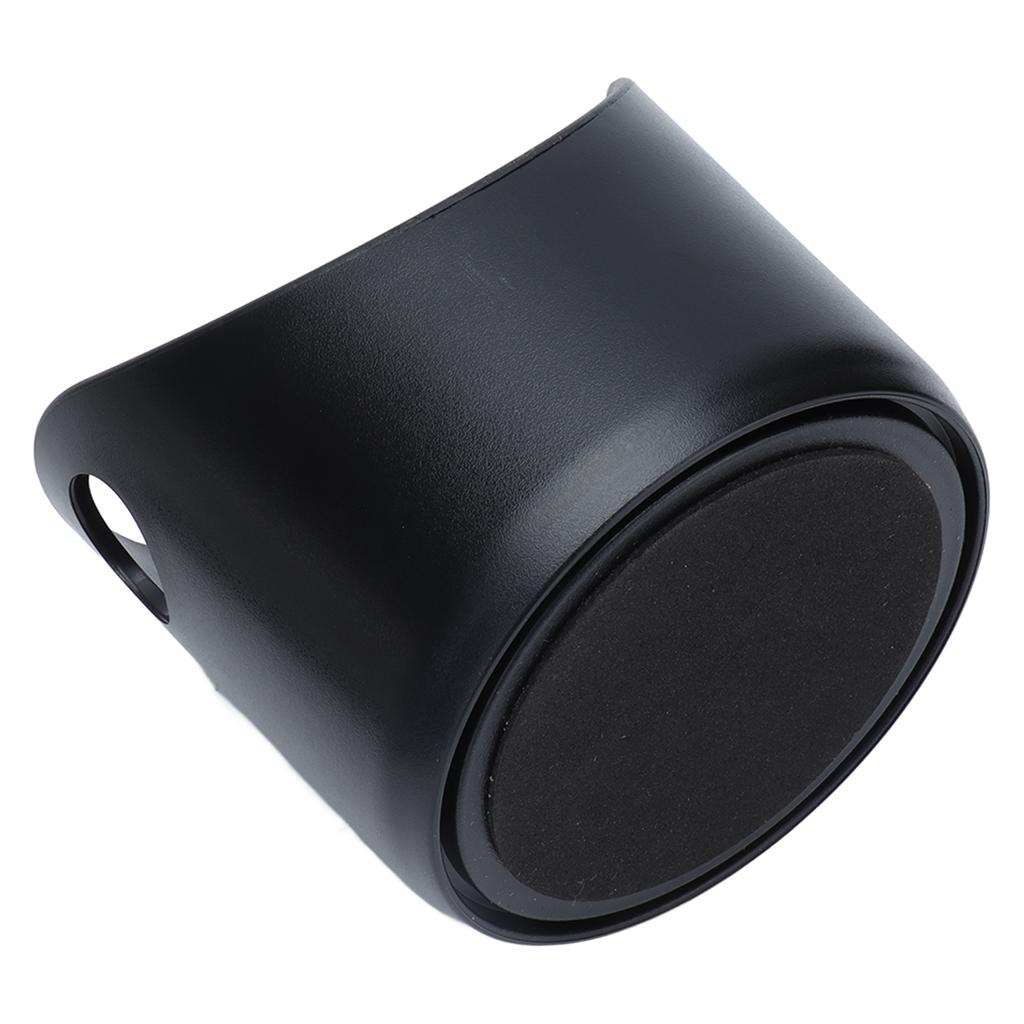 Oblique Black Coffee Knock Box Grounds Box Knock Bin for Coffee Shops Bars Family Kitchens