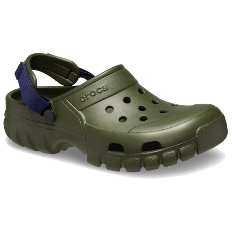 Crocs Polyester Clogs Unisex Green 202651-3C7