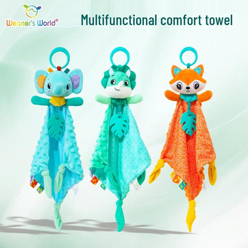 

Baby Comfort Blanket & Teether: Sleep Aid, Hand Puppet, & Soothing Doll