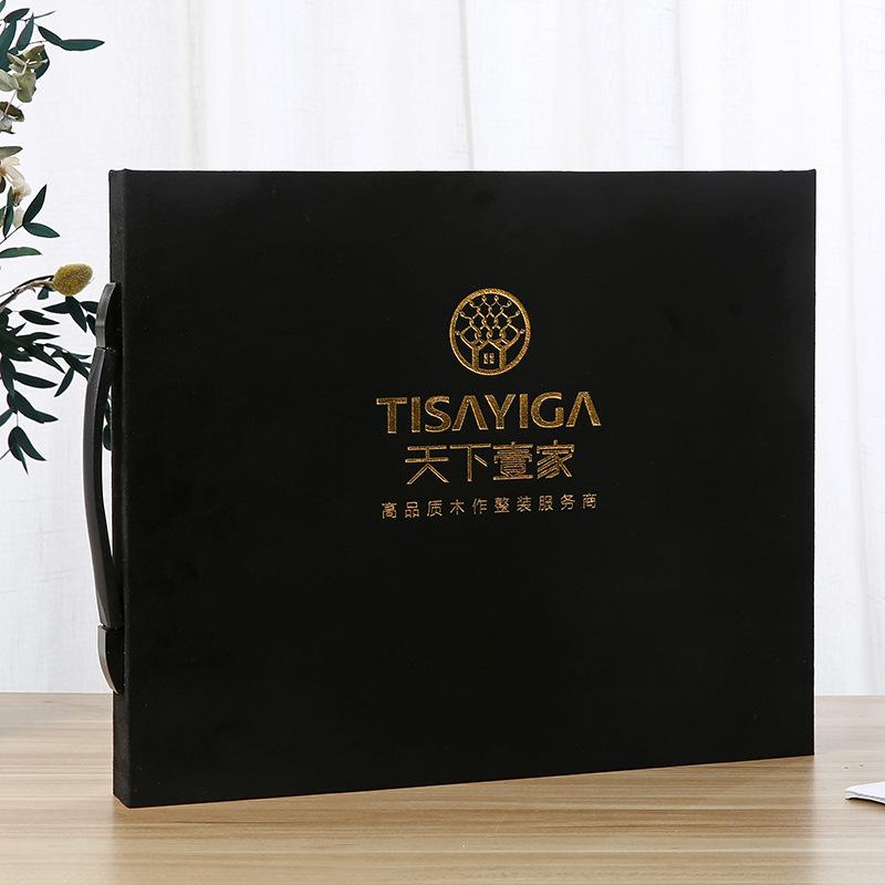 Gangtong Stamping Textile Fabric Sample Book, Exquisite Curtain Sample Book, Bound Paper Sample Book, Sample Cloth Book with custom
