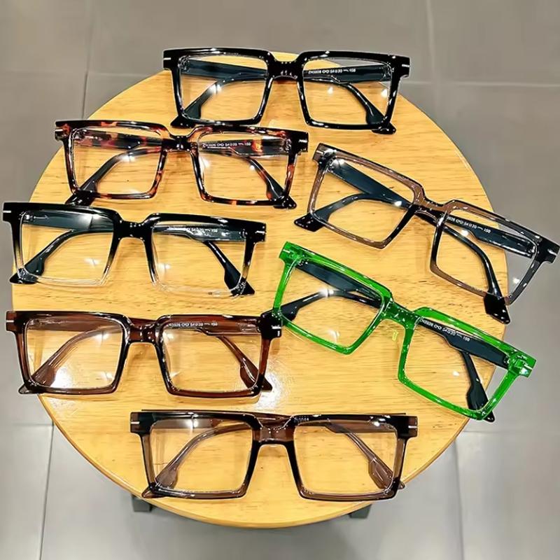 Trendy Small Square Eyeglasses Frame Women  Vintage Brand Multi Color Eyewear Simple Style Gradient Female Glasses