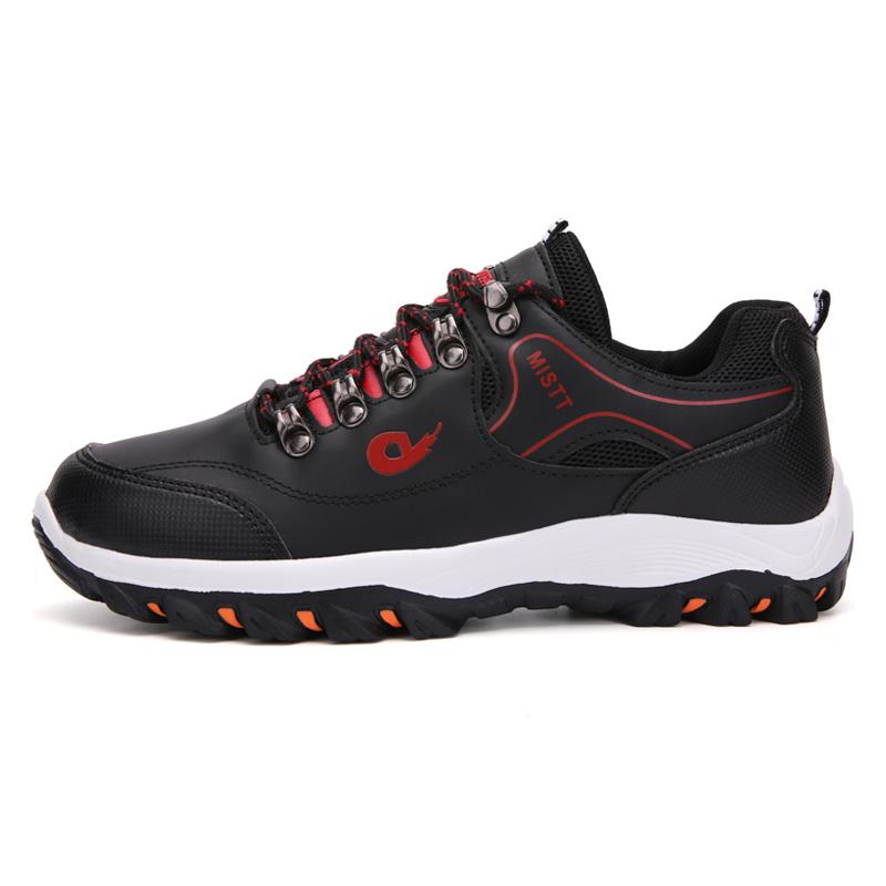 MAEDEF Outdoor Sneakers Men Waterproof Lightweight Breathable Leather Casual Shoes Comfortable Hiking Shoes Fashion Mens Shoes