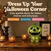 Halloween Stress Relief Toys Glitter Pumpkin Ghost Squeeze Toy, Clear Man Spooky Fidget TOy Sensory Party Favors